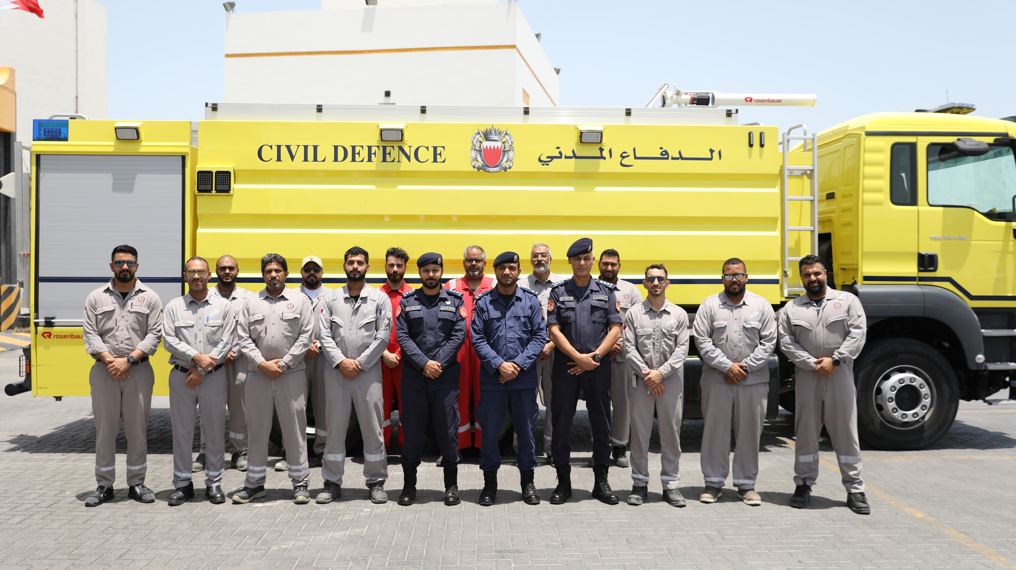 الدفاع المدني تعقد الدورة التنشيطية في مكافحة الحريق لـ(300) موظف في بابكو<